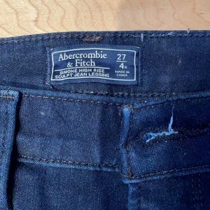 Abercrombie Simone high rise sculpt Jean leggings